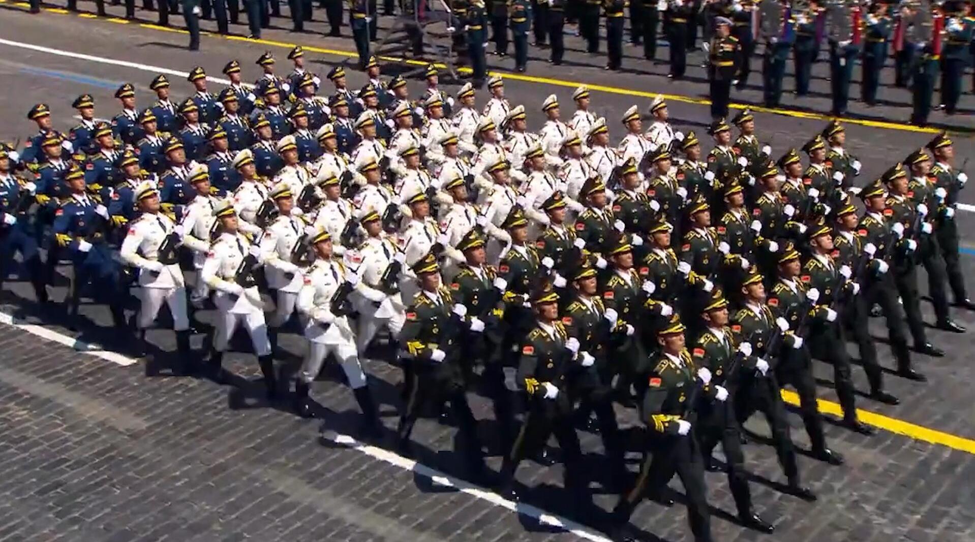 三军仪仗队参加国外阅兵，展现国家力量与荣耀，三军仪仗队海外阅兵展现国家力量与荣耀风采
