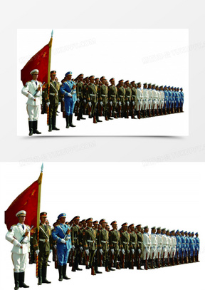 三军仪仗队图片PPT背景,荣耀与责任,三军仪仗队图片PPT背景,荣耀、责任与军魂