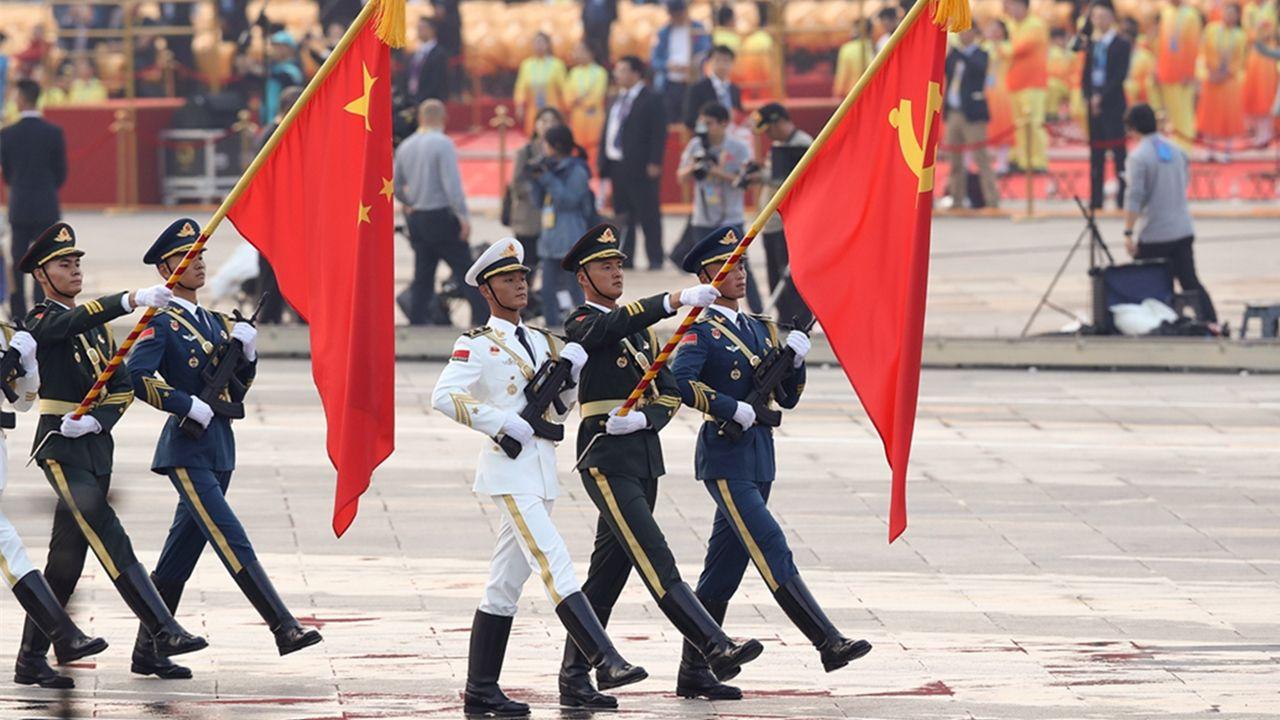 荣耀时刻,2019国庆大阅兵升旗仪式,荣耀时刻,2019国庆大阅兵升旗仪式盛况
