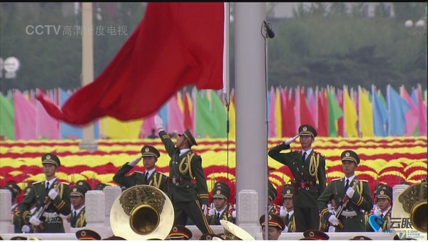 荣耀时刻,2009国庆阅兵升国旗,荣耀时刻,2009国庆阅兵升旗仪式