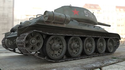 苏联T-34坦克装甲的厚实程度,二战中的钢铁巨兽,二战钢铁巨兽,苏联T-34坦克装甲厚实程度揭秘