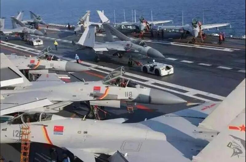 辽宁号航母歼-15起降，中国海军力量的崭新篇章，辽宁号航母歼-15起降，中国海军力量的崛起