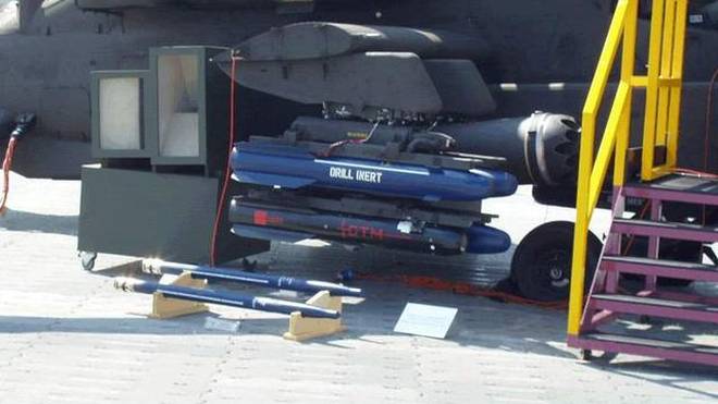 美军装备地狱火导弹，力量与技术的完美结合，美军装备地狱火导弹，力量与技术的巅峰结合